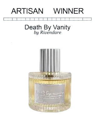 Death by Vanity by Rivendare — original bottle pictured; hand-decanted sample for sale