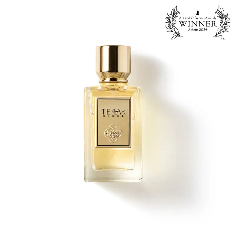 Ici, le pas s'arrête by TERRA•T — original bottle pictured; hand-decanted sample for sale